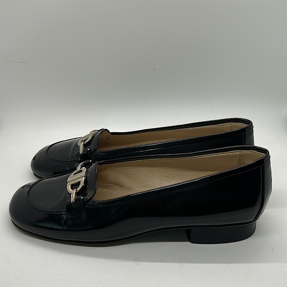 Christian Dior Authentic Black Leather Buckle Loafer Dress Shoes **Sz 36/Sz 6** - Picture 6 of 10